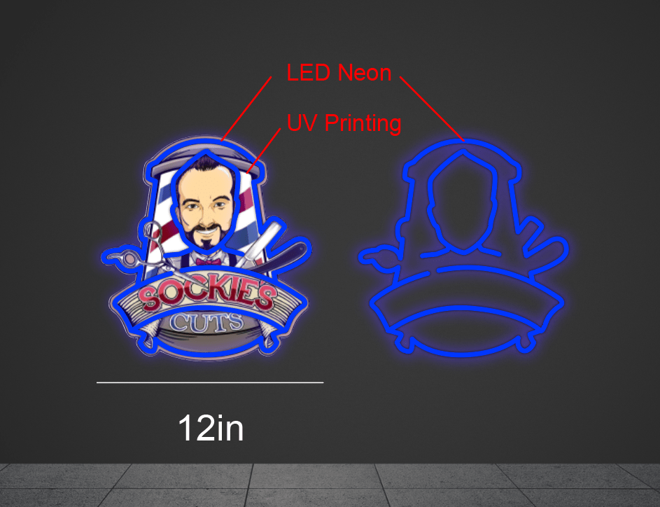 12inch wide x 13inch tall customized led neon sign inquiry