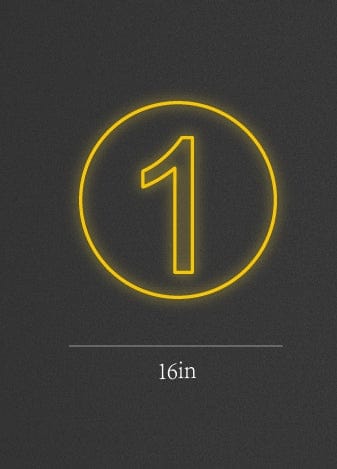 16Inch wide customized led neon sign inquiry Nr.1