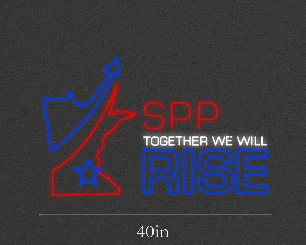 40inch wide x 25inch tall customized led neon sign inquiry