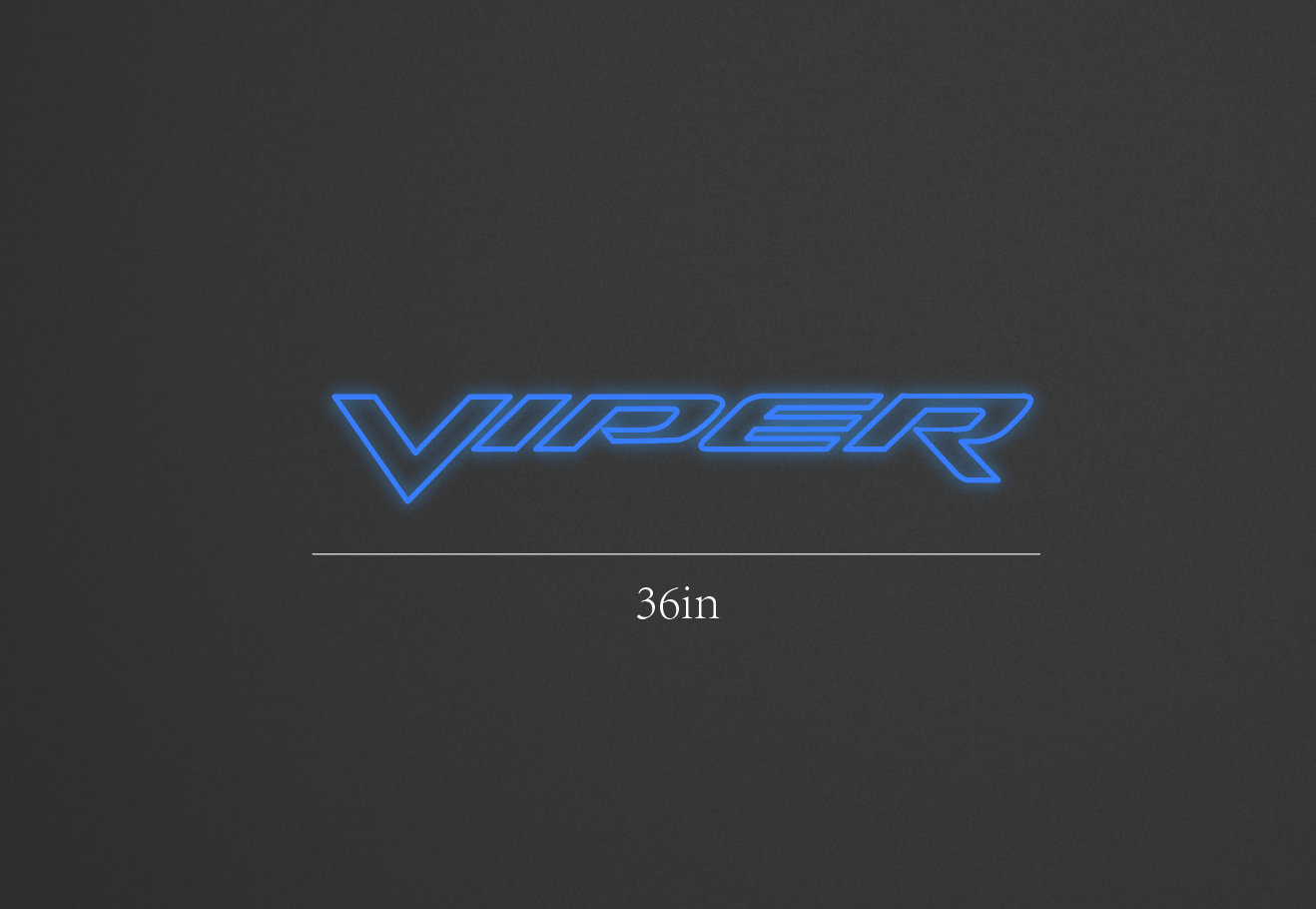 36Inch wide x 9Inch tall led neon sign inquiry