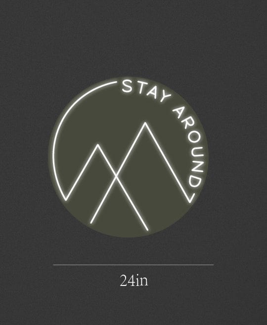 24Inch wide x 24Inch tall customized led neon sign inquiry