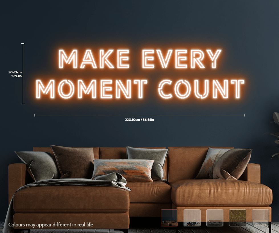 86.65in x19.93in customized led neon sign inquiry