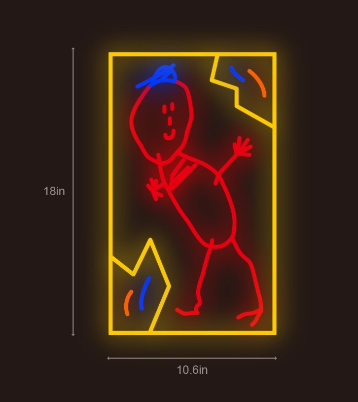 10.6inch x 18inch led neon sign inquiry