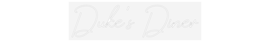 Design Your Own Sign Duke's Diner