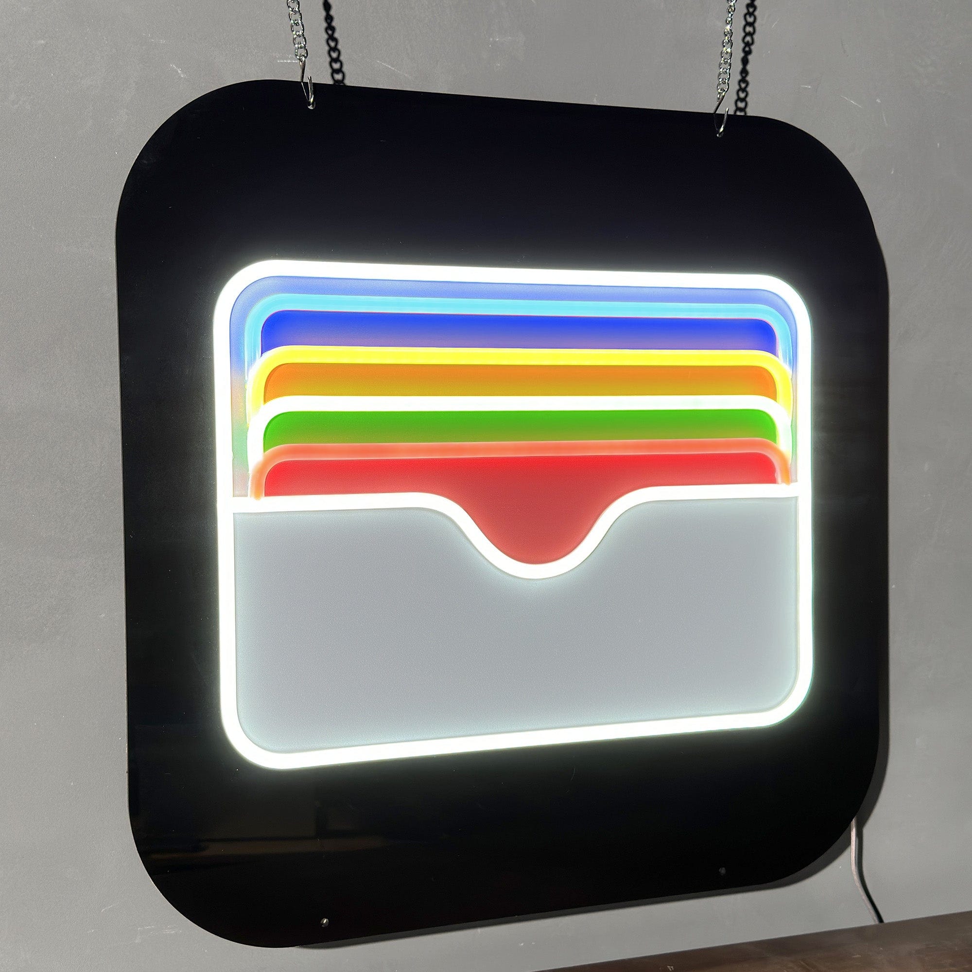 Wallet Icon LED Neon Sign