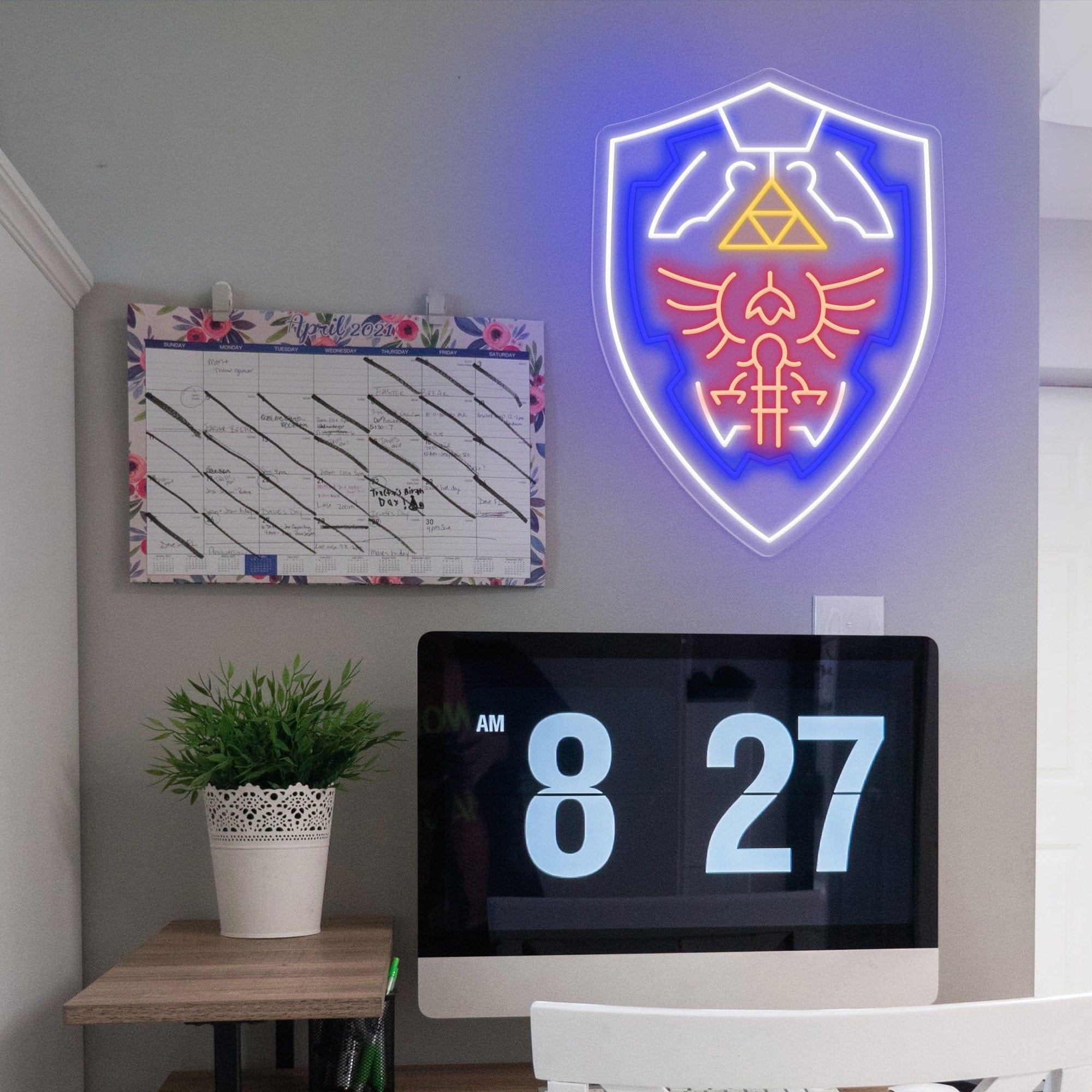 Zelda Hylian Shield LED Neon Sign