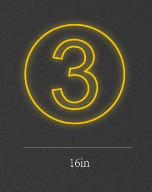 16Inch wide customized led neon sign inquiry Nr.3