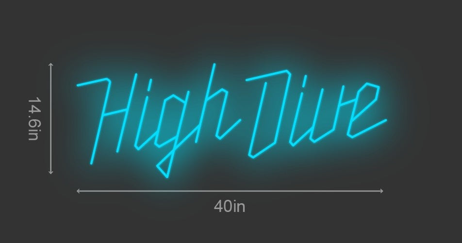 40inch wide x 14.6inch tall customized traditional neon sign inquiry