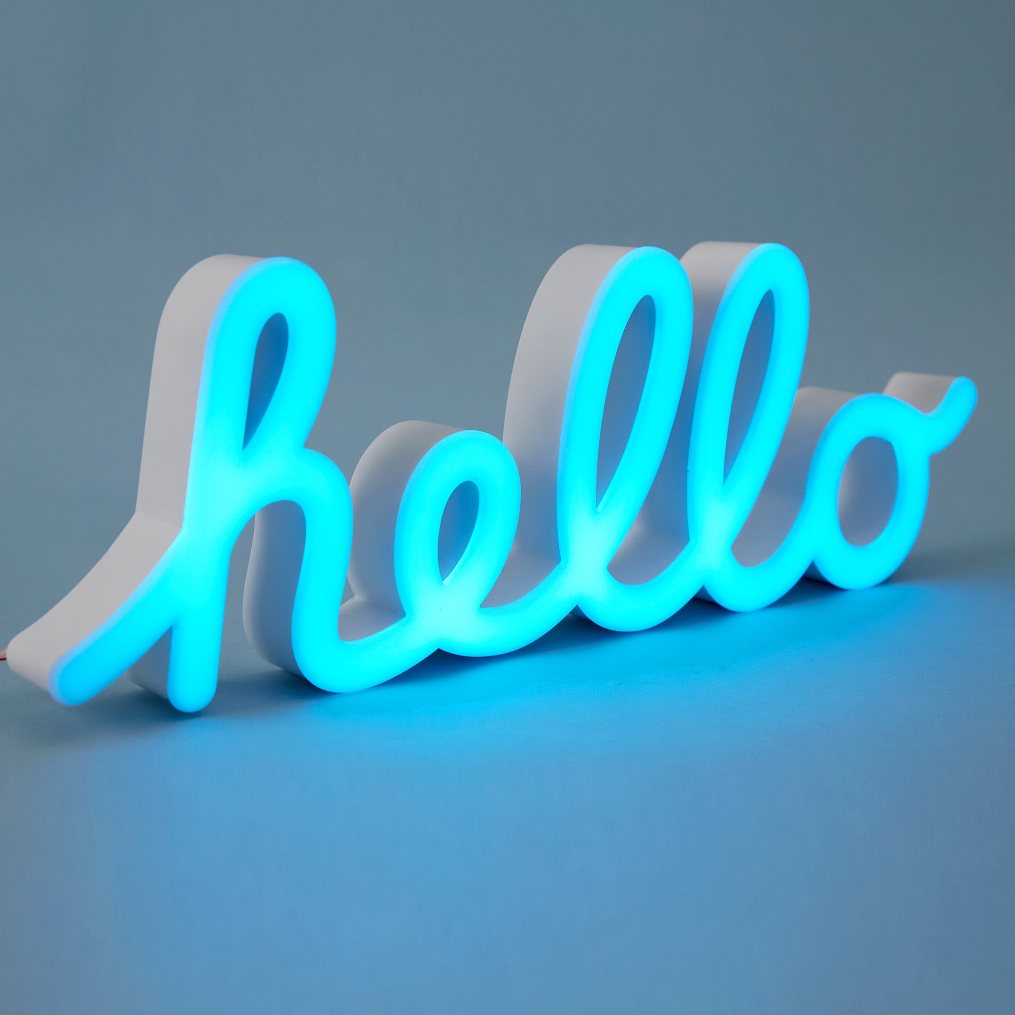"hello" Letters FloWill LED Sign Pro