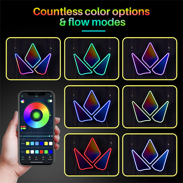 25inch wide x 8.5inch tall customized led neon sign inquiry