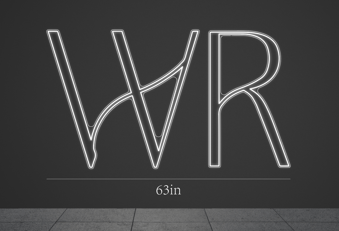 63Inch wide x 36Inch tall customized led neon sign inquiry