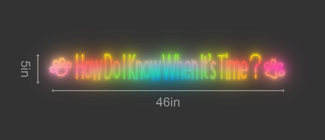 46inch wide x 5inch tall customized traditional neon sign inquiry