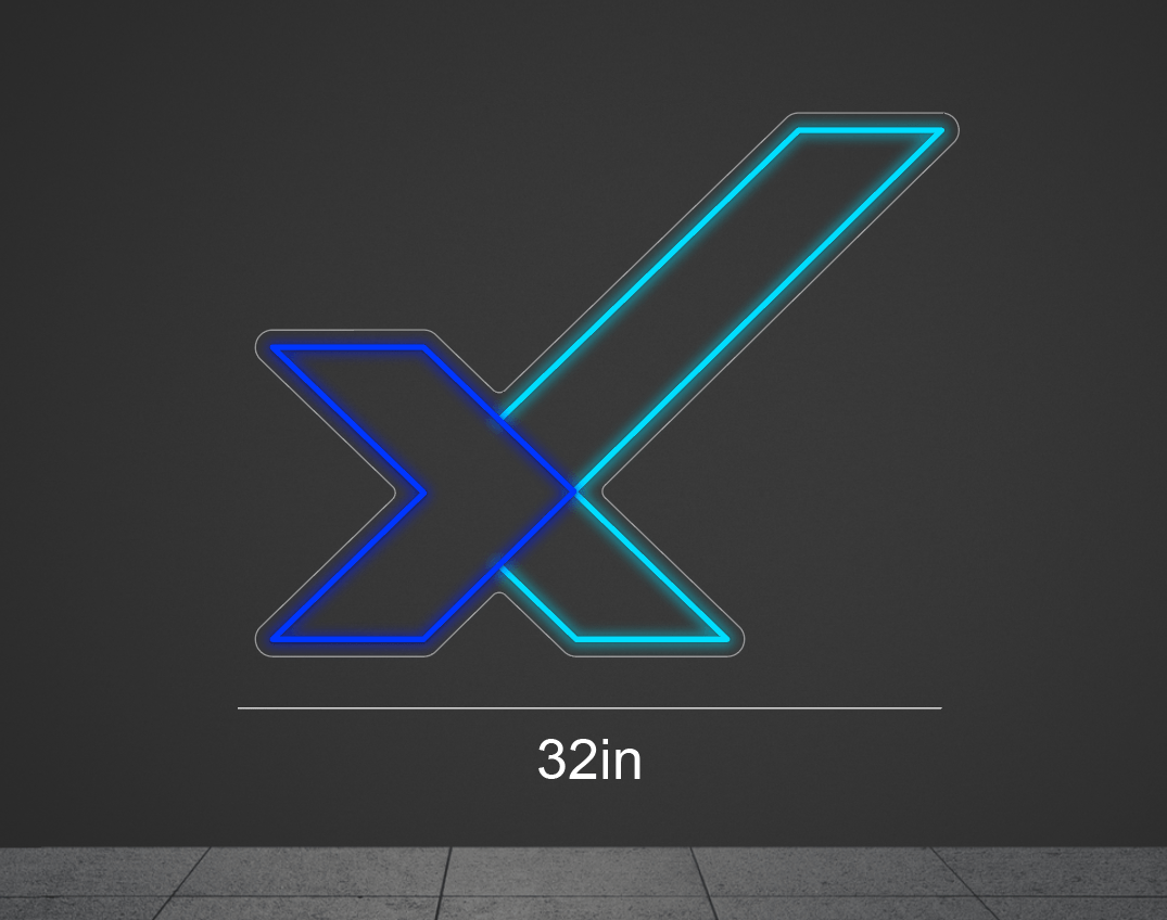 32inch wide x 25inch tall customized led neon sign inquiry