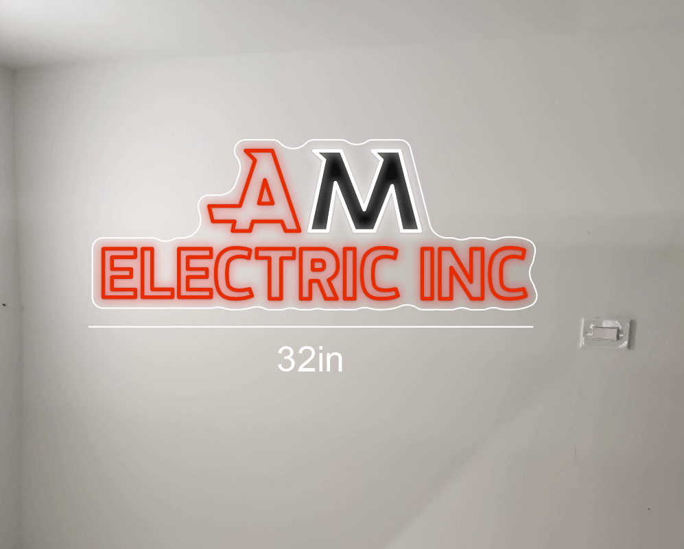 32inch Width x 12inch tall customized led neon sign inquiry