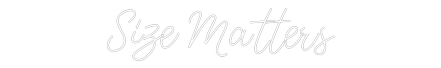 Design Your Own Sign Size Matters