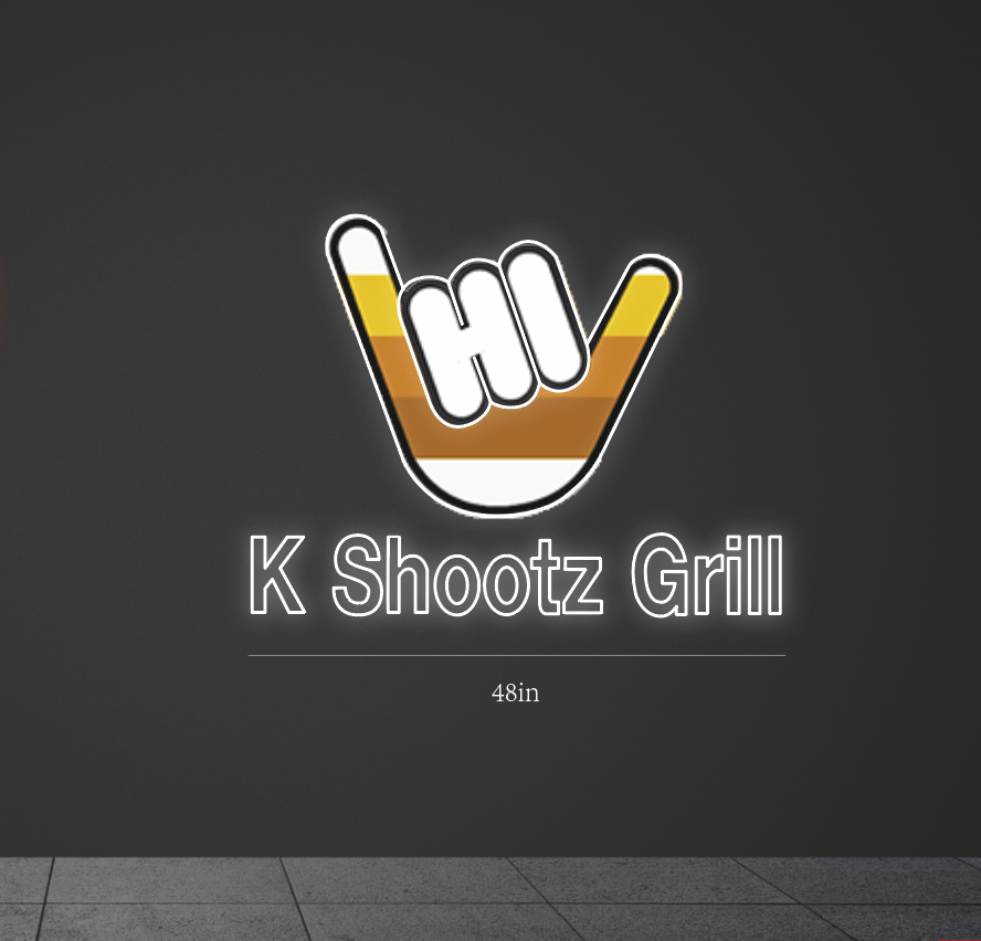 48Inch wide x 37Inch tall customized led neon sign inquiry