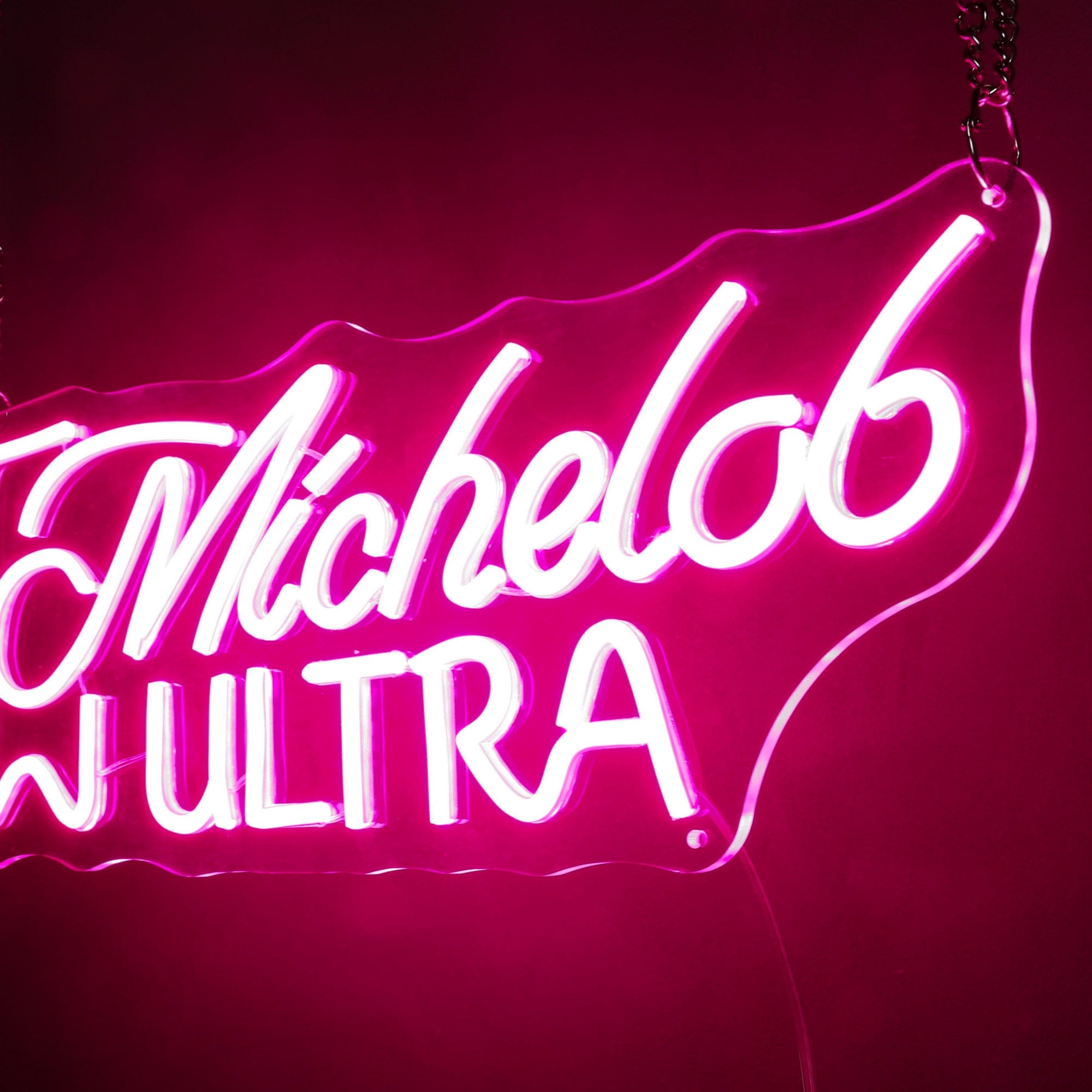 "Michelob Ultra" Words Logo Neon Sign