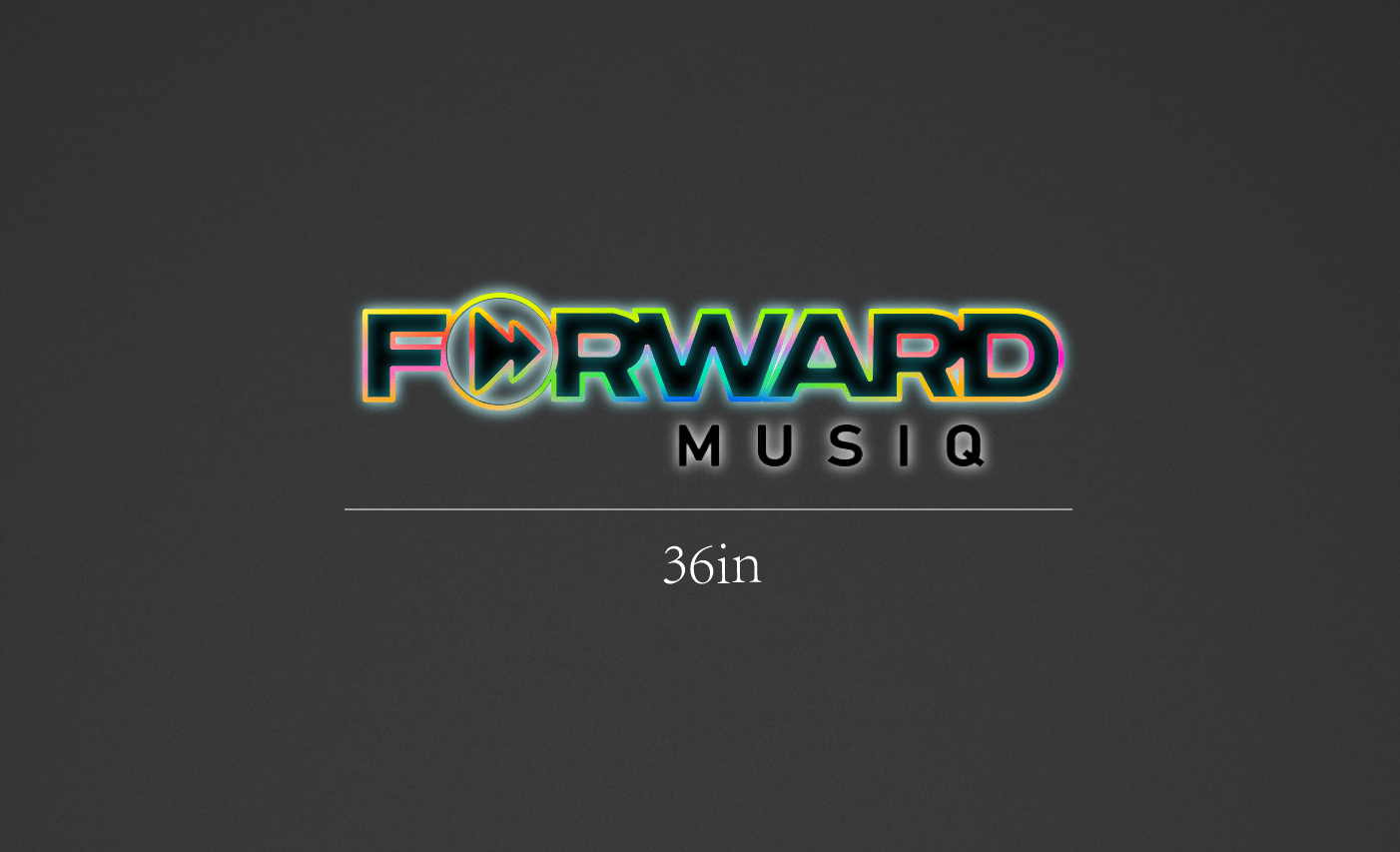 36Inch wide x 7Inch tall customized led neon sign inquiry