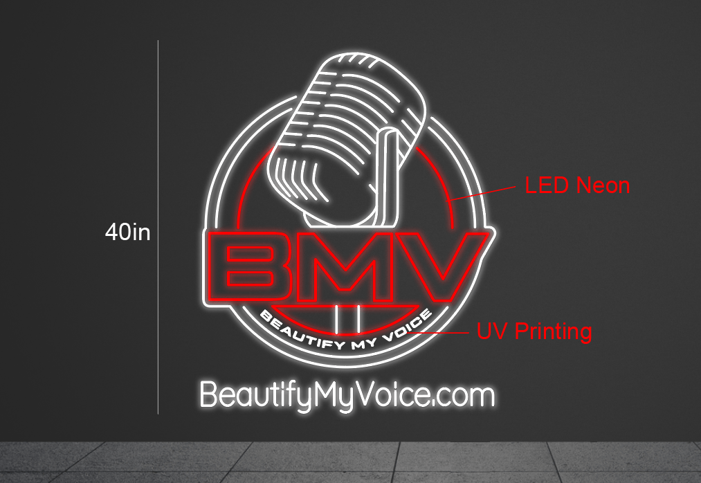 33inch wide x 40inch tall customized led neon sign inquiry