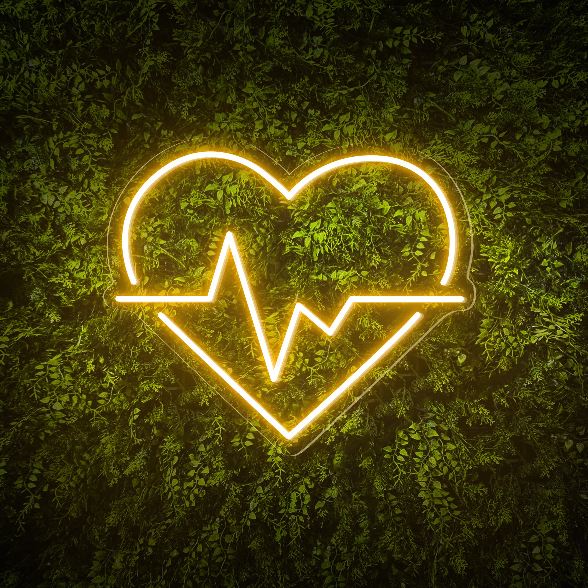 Heart & Wave Neon Sign