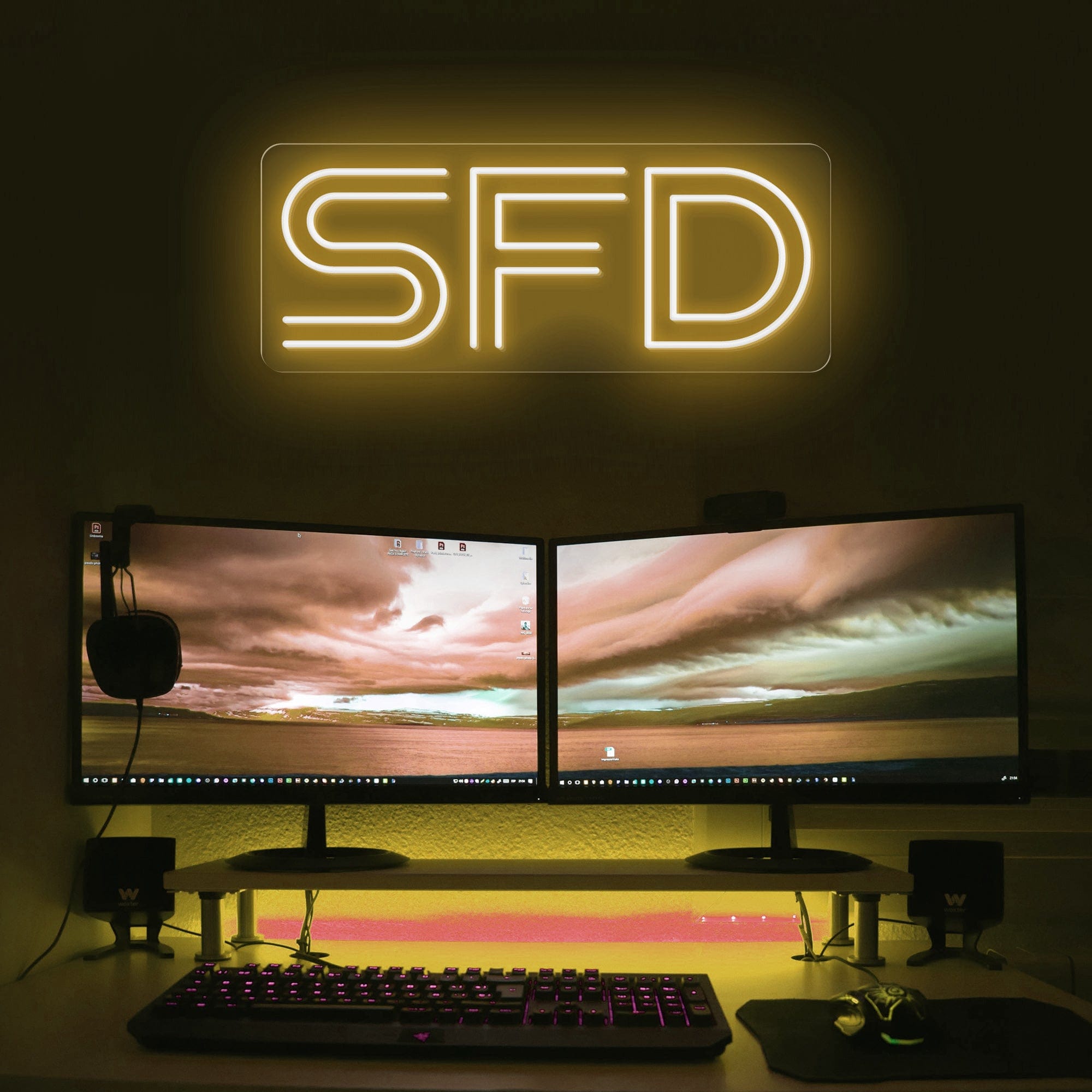 SFD Software Fault Detection LED Neon Sign