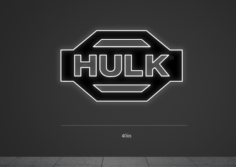 40Inch wide x 24Inch tall customized led neon sign inquiry