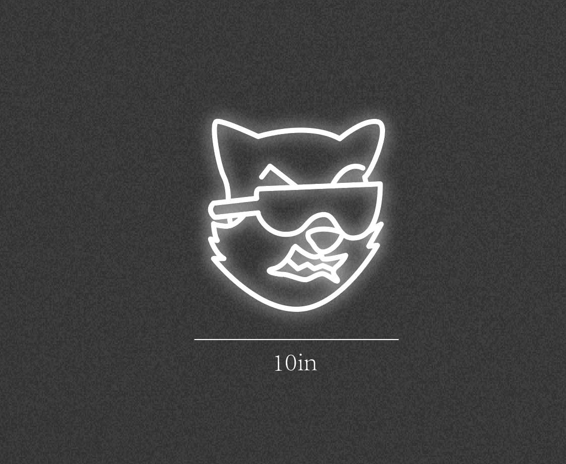 10inch wide x 11inch tall customized led neon sign inquiry