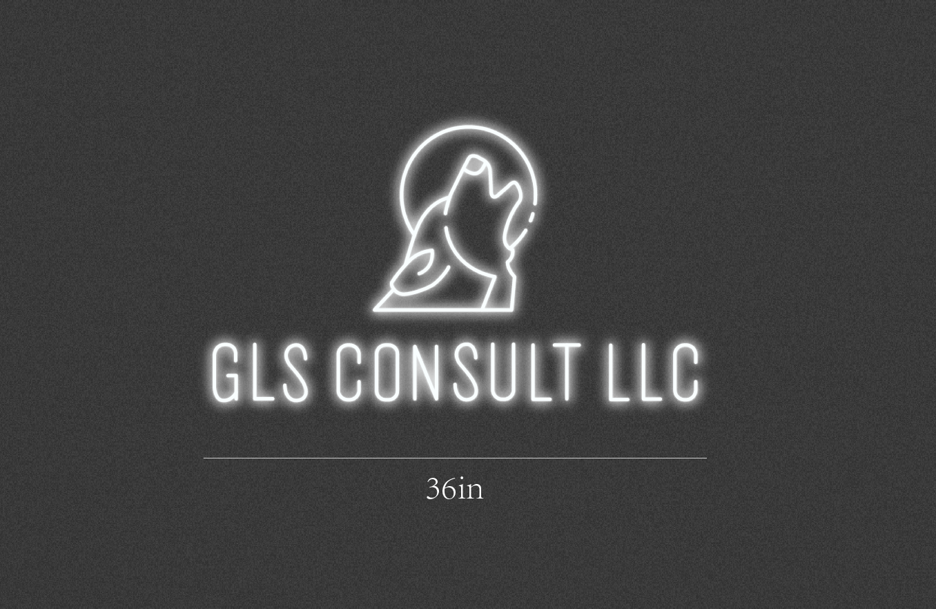 36inch wide x 24inch tall customized led neon sign inquiry