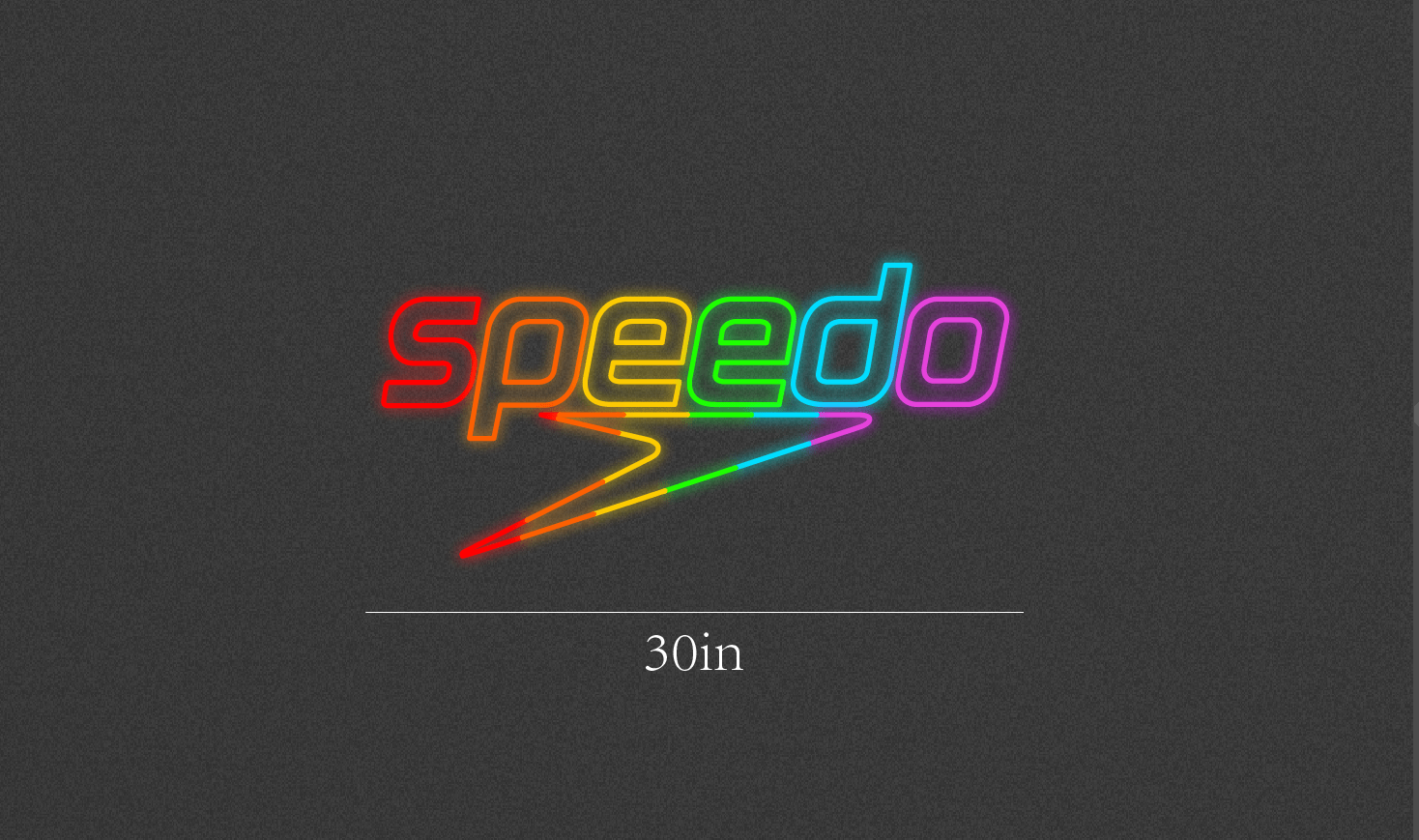 30inch wide x 15inch tall customized led neon sign inquiry