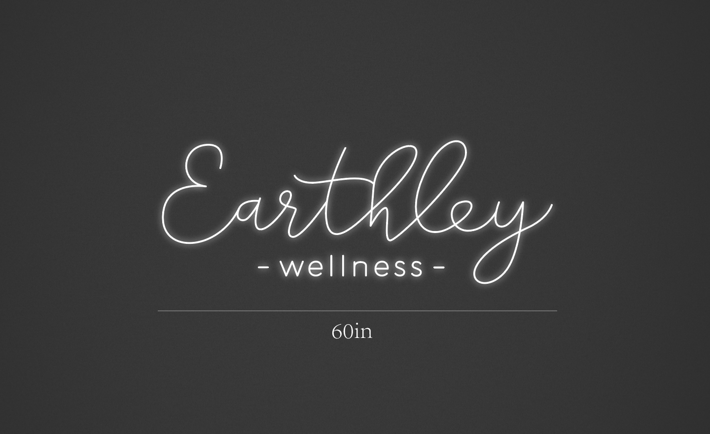 60inch wide x 23inch tall customized led neon sign inquiry