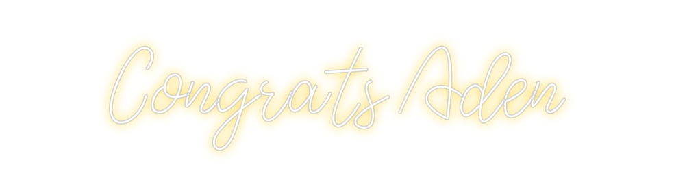 Design Your Own Sign Congrats Aden