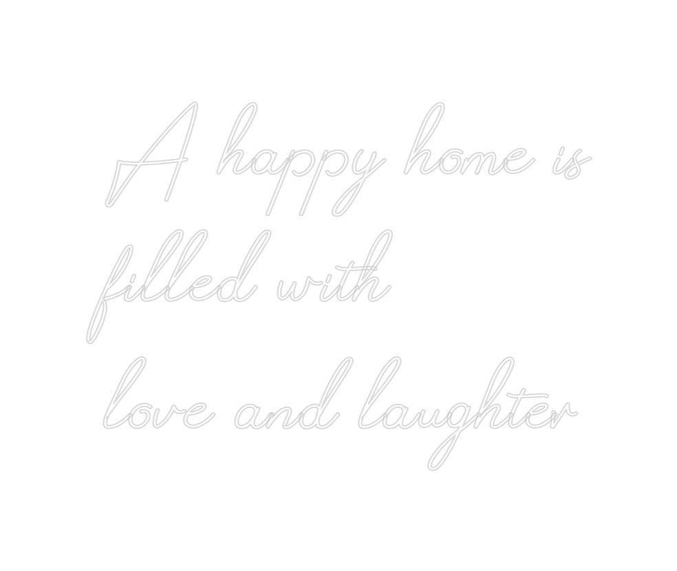 Design Your Own Sign A happy home ...