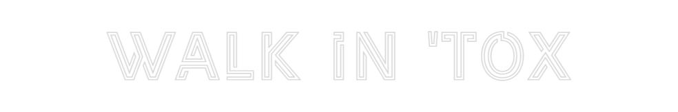 Design Your Own Sign walk in 'tox