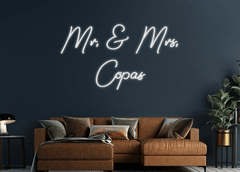 Design Your Own Sign Mr. & Mrs.
Co...