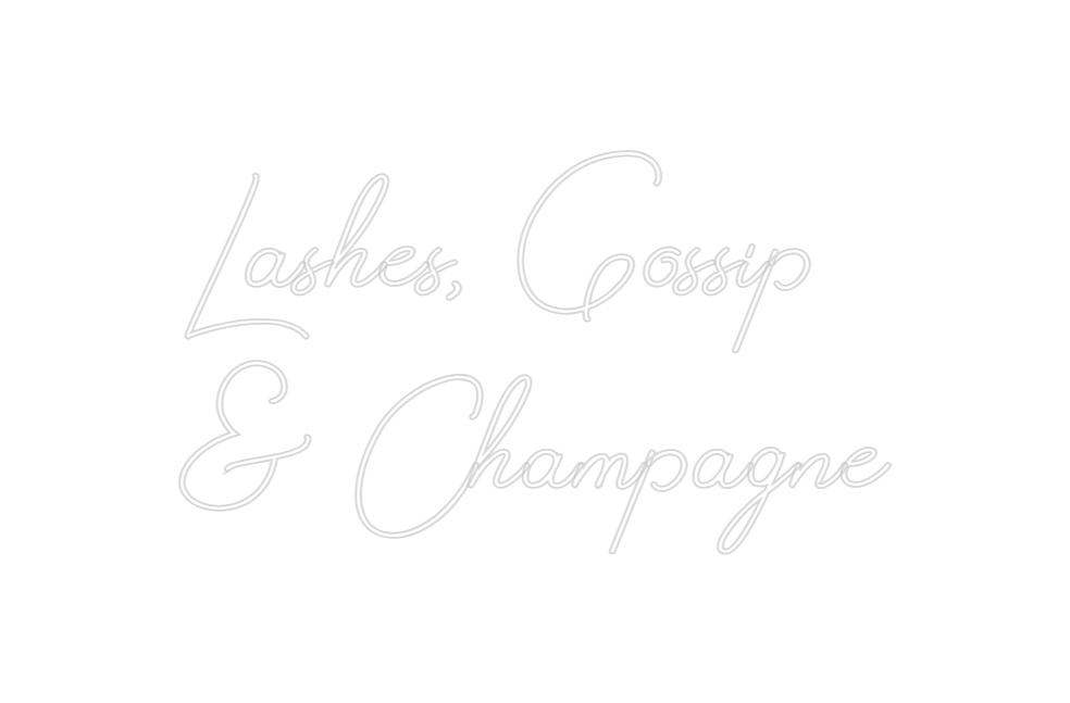 Design Your Own Sign Lashes, Gossi...