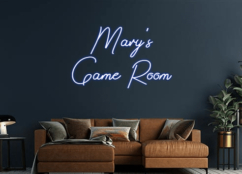 Design Your Own Sign Mary's
Game ...