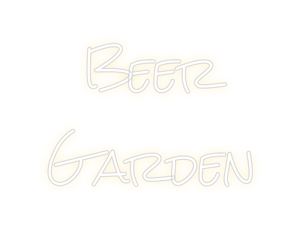 Design Your Own Sign Beer
Garden