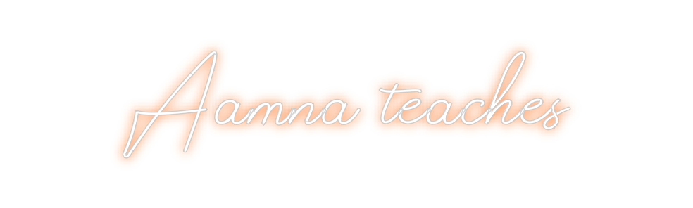 Design Your Own Sign Aamna teaches