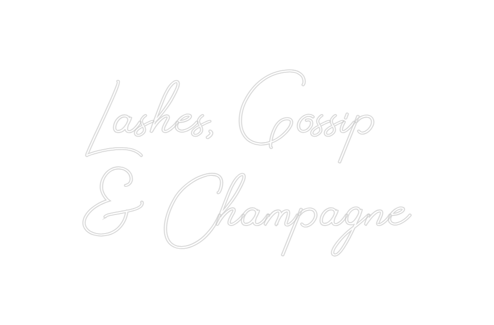 Design Your Own Sign Lashes, Gossi...