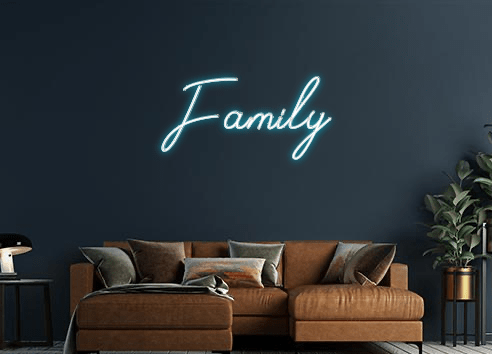 Design Your Own Sign Family
