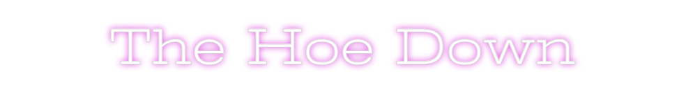 Design Your Own Sign The Hoe Down