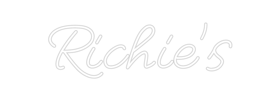 Design Your Own Sign Richie's