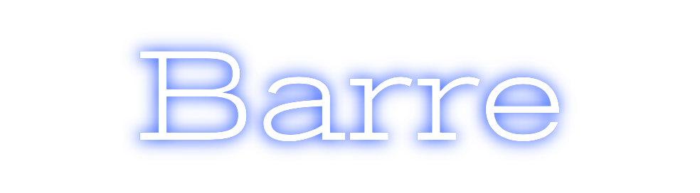 Design Your Own Sign Barre