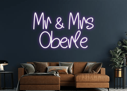 Design Your Own Sign Mr & Mrs
Obe...