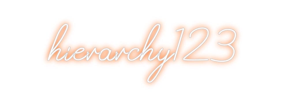 Design Your Own Sign hierarchy123