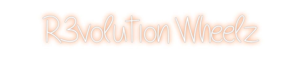 Design Your Own Sign R3volution Wh...