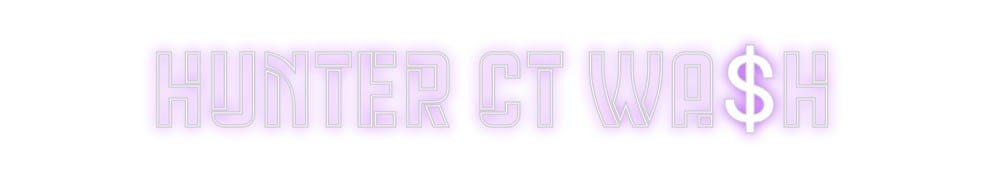 Design Your Own Sign HUNTER CT WA$H