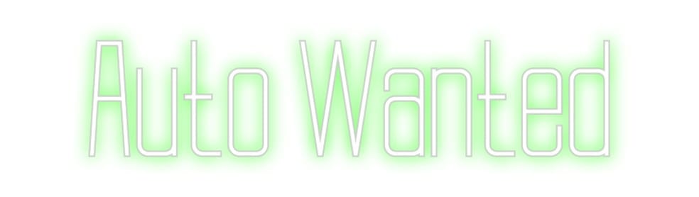 Design Your Own Sign Auto Wanted