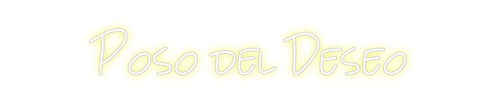 Design Your Own Sign Poso del Deseo