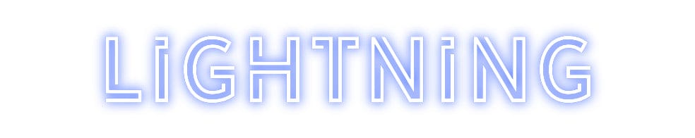 Design Your Own Sign LIGHTNING